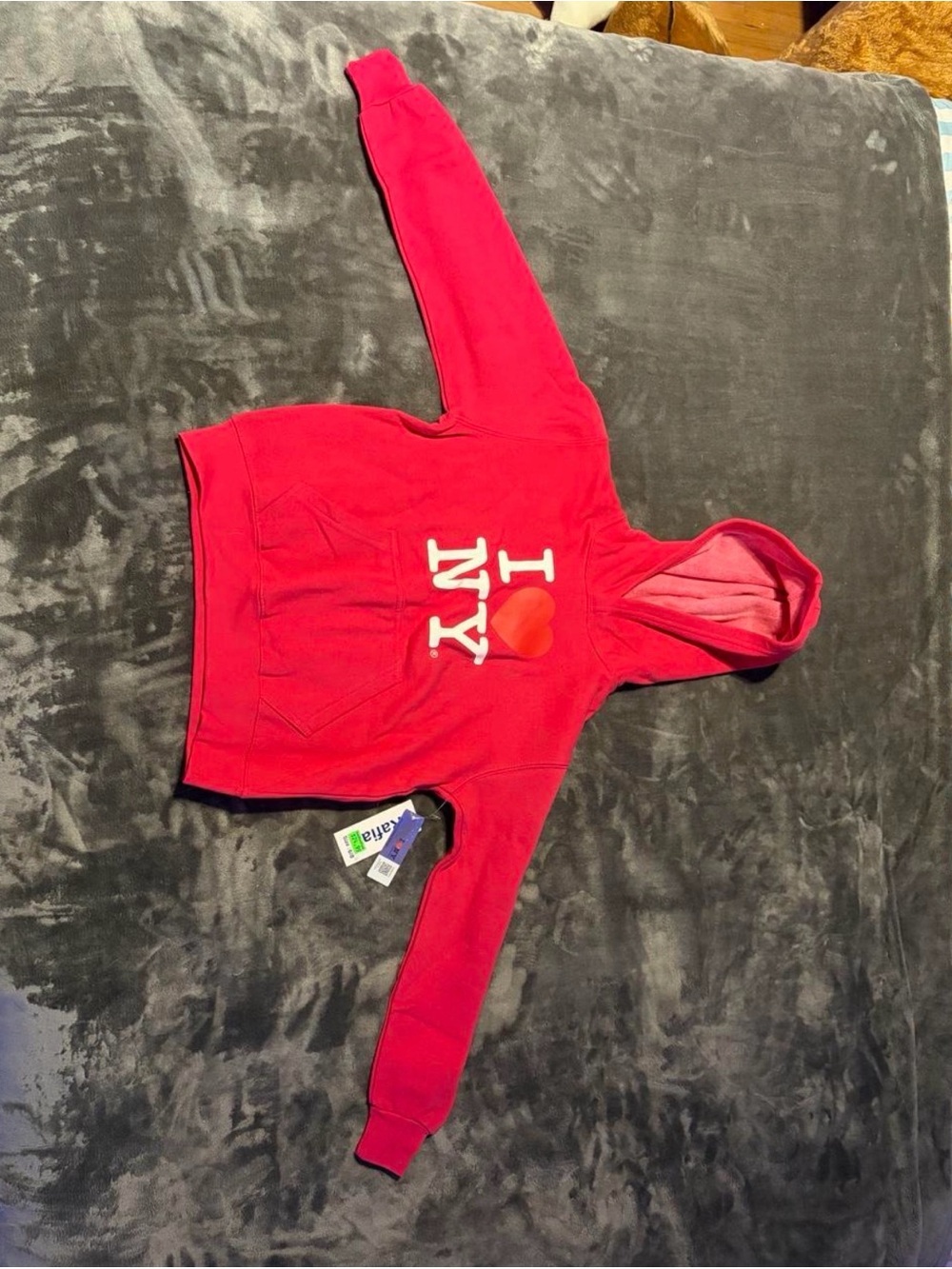 I ❤️ NY Red Kids Hoodie Sweatshirt